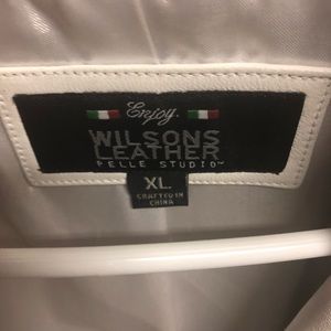 Wilson Leather White Jacket